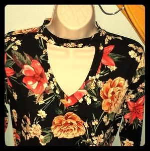 Floral dress size medium